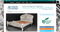Desktop Screenshot of galeri-jepara.com
