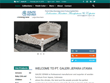 Tablet Screenshot of galeri-jepara.com
